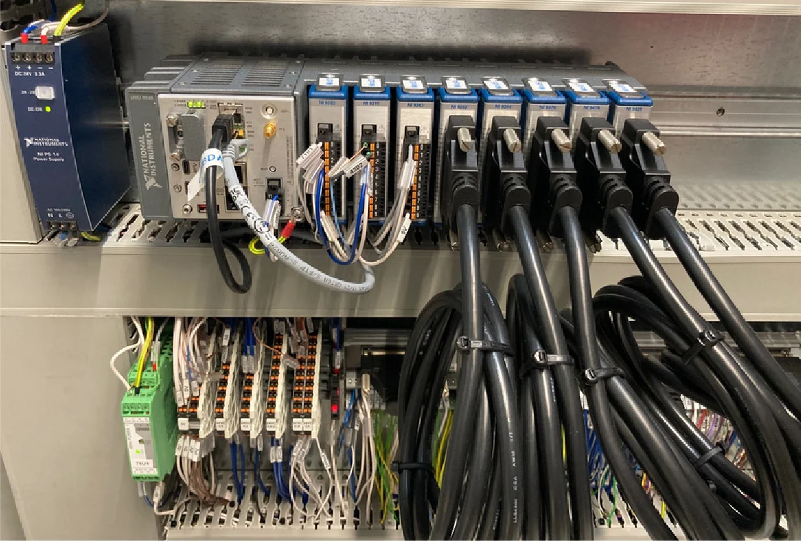 Matériel d’acquisition CompactRIO de NI (Emerson) utilisé sur Tyrex-2